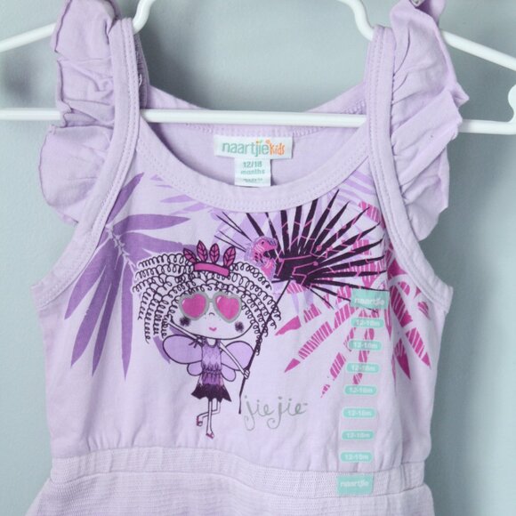naartjie Kids Size 12-18M Purple Dress - Picture 2 of 4